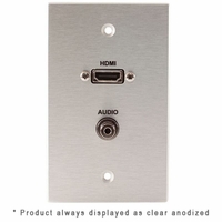 Covid Cables 1-Gang, HDMI Pigtail Female, 3.5mm, White W1201M-W