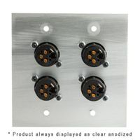 Covid Cables 2G, 4 Neutrik 3p-XLR Females, Ant White W2425S-AW