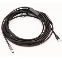 Covid Cables Active USB 3.0 Cable, A-Male to B-Male, Plenum, 35ft P-USB3-AB-35ACT