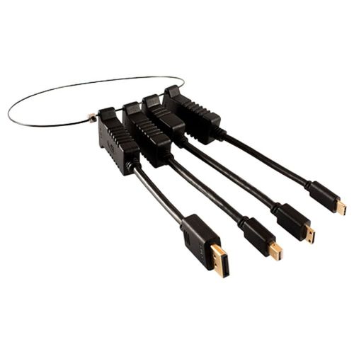 Covid Cables Adapter Loop, DP-PT, MDP-PT, MHD-PT, USB-C-PT ADR-4000