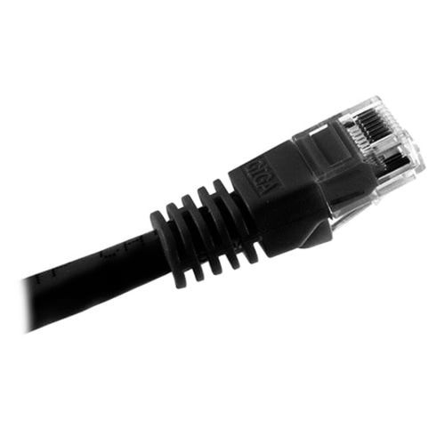 Covid Cables Cat 6, RJ45 to RJ45, Black Jacket, 100ft V-C6-RJ-BK-100