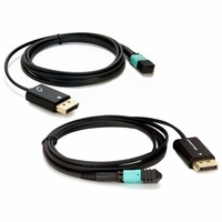 Covid Cables Celerity UFO 8K Dongle, DP, TX/RX Set, 3" CEL-UFO-DP-TXRX