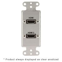 Covid Cables Decora, (2) HDMI Female Pigtail, White D1217P-W