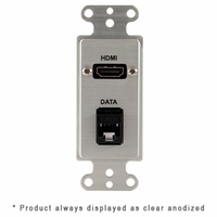 Covid Cables Decora, HDMI Female, RJ45-CAT6, White D1229F-W