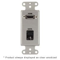 Covid Cables Decora, HDMI Pigtail, RJ45-CAT5, Black Anod D1227M-BA