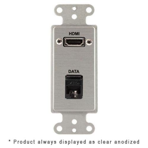 Covid Cables Decora, HDMI Pigtail, RJ45-CAT5, Clear Anod D1227M-CA