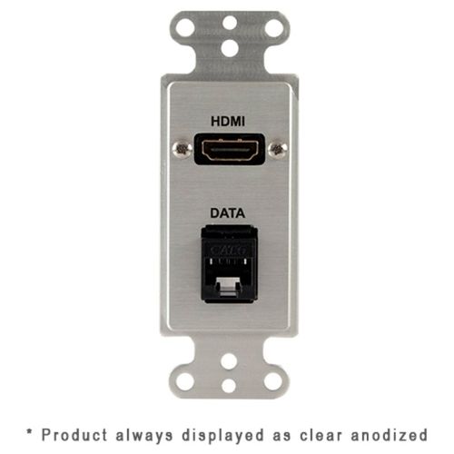 Covid Cables Decora, HDMI Pigtail, RJ45-CAT6, Clear Anod D1229M-CA