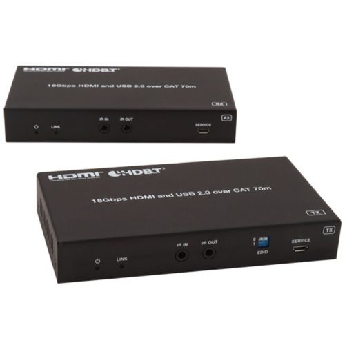 Covid Cables HDBaseT 3.0 Set, HDMI 4K, 18G, with USB2.0 EHB-340
