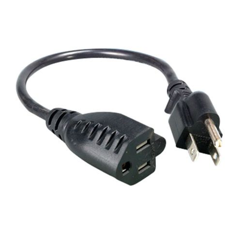 Covid Cables Power Cord, N5-15P to N5-15R, 14 AWG, 25ft PC-03-14-BLK-25