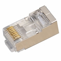 Covid Cables RJ Plug, Cat6 w/Liner, Shielded, 100 Pak PT-106206J-100
