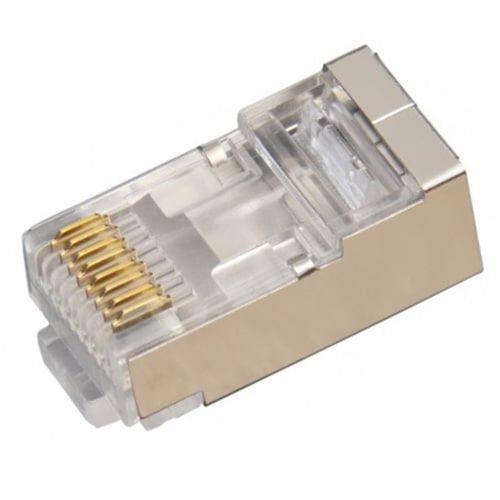 Covid Cables RJ Plug, Cat6 w/Liner, Shielded, 100 Pak PT-106206J-100