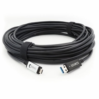 Covid Cables USB 3.2 (G2) AOC Cable, A-Male to C-Male, Plenum, 25ft P-U31A-AC-25