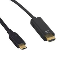 Covid Cables USB to HDMI Adapter Cable, USB C Male to HDMI Male, 6ft V-USBC-HD-06