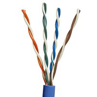Covid Cat 5e, 350 MHz, Blue Jacket, 1,000' Box - C5E-BLU-1KB