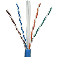Covid Cat 6, 550 MHz, Blue Jacket, Plenum - P-C6-BLU-500R