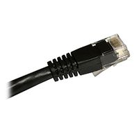 Covid Cat 6, RJ45 to RJ45, Black, 100ft - C6-RJ-BLK-100