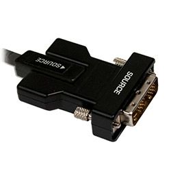 Covid 32' DVI Fiber Cable with Detach Connectors - P-DVIFH-DC-32