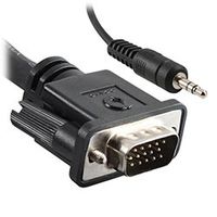 Covid 25' Slim Line VGA Cable with Audio - MC-VGAA-25M