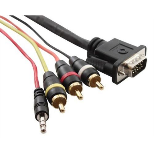 Covid Cables VGA, 3.5 MM and (3) RCA Cable, Plenum, 25ft C50AACDID-25M