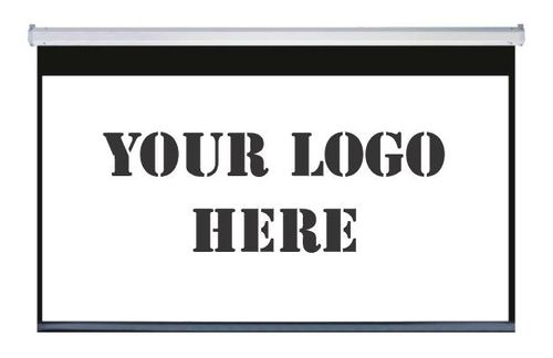 Custom Company Graphic/Logo Shades and Projection Screens