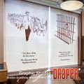 Custom Company Graphic/Logo Shades and Projection Screens