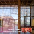 Custom Company Graphic/Logo Shades and Projection Screens