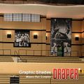 Custom Company Graphic/Logo Shades and Projection Screens