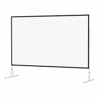 Da-Lite Fast-Fold Deluxe Projection Screen, 9' x 12', Da-Tex (Rear) - 88640
