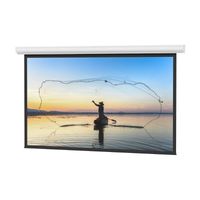 Da-Lite Designer Contour Electrol with Agility Battery Motor Projection Screen, 106 in Diag. 16:9, Matte White - 14428