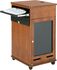 Da-Lite Equipment Rack Cart w/Wood Finish