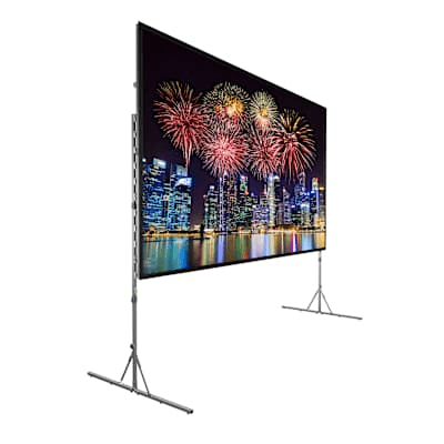 Da-Lite Fast-Fold Deluxe Screen System, 63.5" x 114.5" with HD Progressive ReView 0.9 - 88692KN