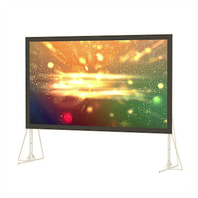 Da-Lite Fast-Fold Truss Frame Screens, 162" x 288" with DaMat - 87290N