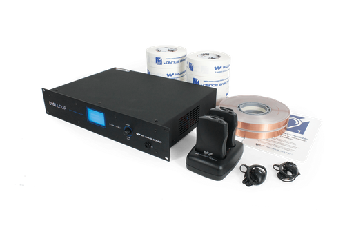 Digi-Loop Large Area, Dual Channel Hearing Loop System w/ Flat Wire - DL210-SYS-2-2.0
