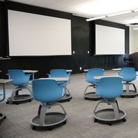 Draper Access V Projector Screen, 126", 21:9 Ultrawide, Matt White XT1000VB, 110 V - 140094