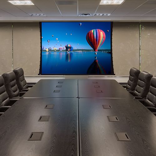 Draper Access V Tensioned Recessed Electric Projection Screen