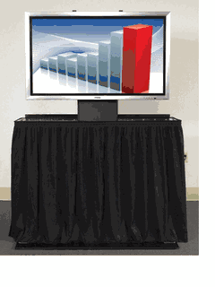 Draper Flatscreen Lift/Case Combo For Displays Smaller Than 50"