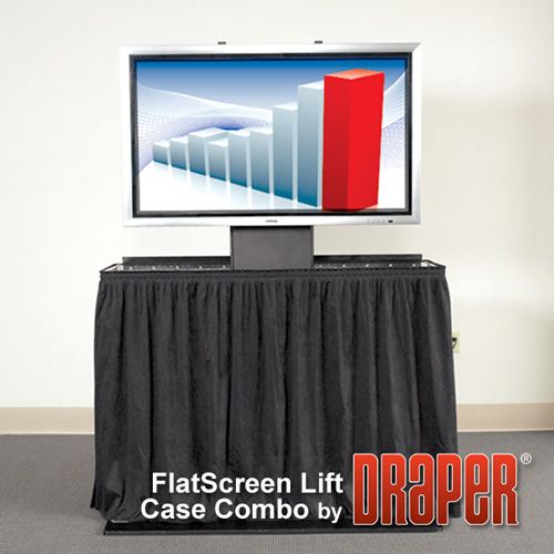 Draper FlatScreen Lift/Case Combo for up to 42" Displays - 300515