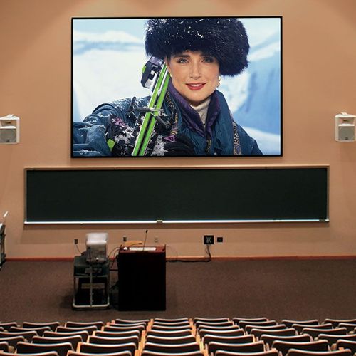 Draper ShadowBox Clarion, 193", HDTV, Grey XH600V - 253108