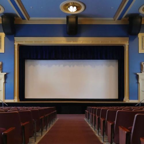 Draper StageScreen Surface Only Projector Screen, 220", HDTV, CineFlex CH1200V - 383190