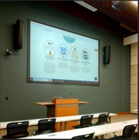 Draper StyleLine, 152", 21:9 Ultrawide, ClearSound NanoPerf XT1000V, 3 3/16" Bezel - 256220SC