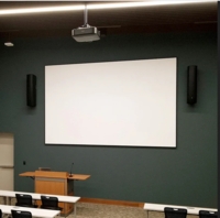 Draper StyleLine, 94", 16:10, Matt White XT1000VB, 5/8" Bezel - 256101