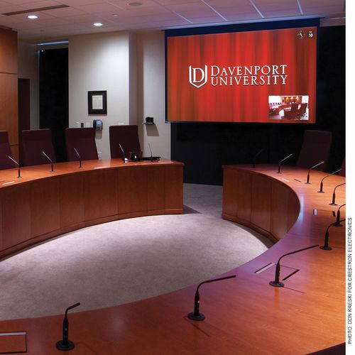 Draper Access E Recessed Electric Projection Screen