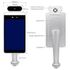 Dynamic Detection Display Temperature Scanner Kiosk with Facial Recognition, Base Unit and Table Stand