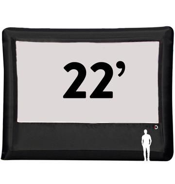 Elite Outdoor Movies 22' x 12' Inflatable Screen - Platinum-22