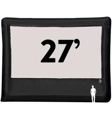 Elite Outdoor Movies 27' x 15' Inflatable Screen - Platinum-27