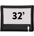 Elite Outdoor Movies 32' x 18' Inflatable Screen - Platinum-32