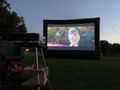 Elite Outdoor Movies 32' x 18' Inflatable Screen - Platinum-32