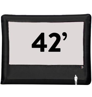 Elite Outdoor Movies 42' x 23' Inflatable Screen - Platinum-42