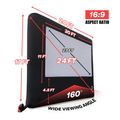 Elite Outdoor Movies Outdoor Screen 23' Inflatable Rear Projection Screen - B-20R