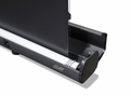 Elite Pro AV Floor Riser Pro, 102" 16:9, DarkUSTR 3 Fabric - FTP102H-DSUST3